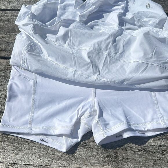 Lululemon Pace Rival Skirt Regular 4 way Stretch 13"
White size 12 NWT tennis 🎾 - Picture 5 of 10